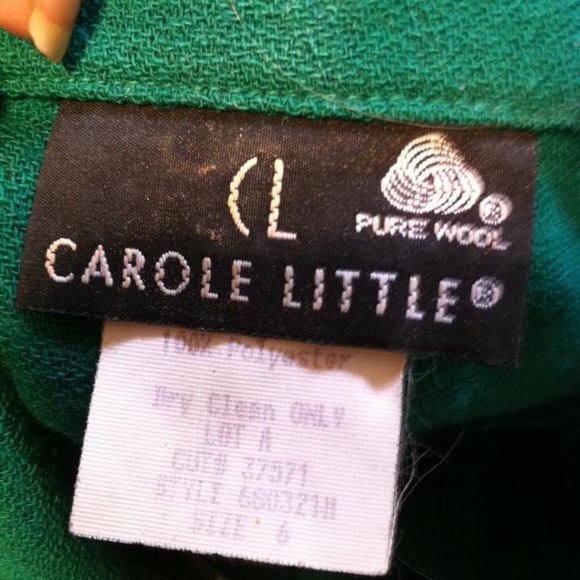 Vintage Carole Little Wool Two-Piece Suit - Picture 5 of 5